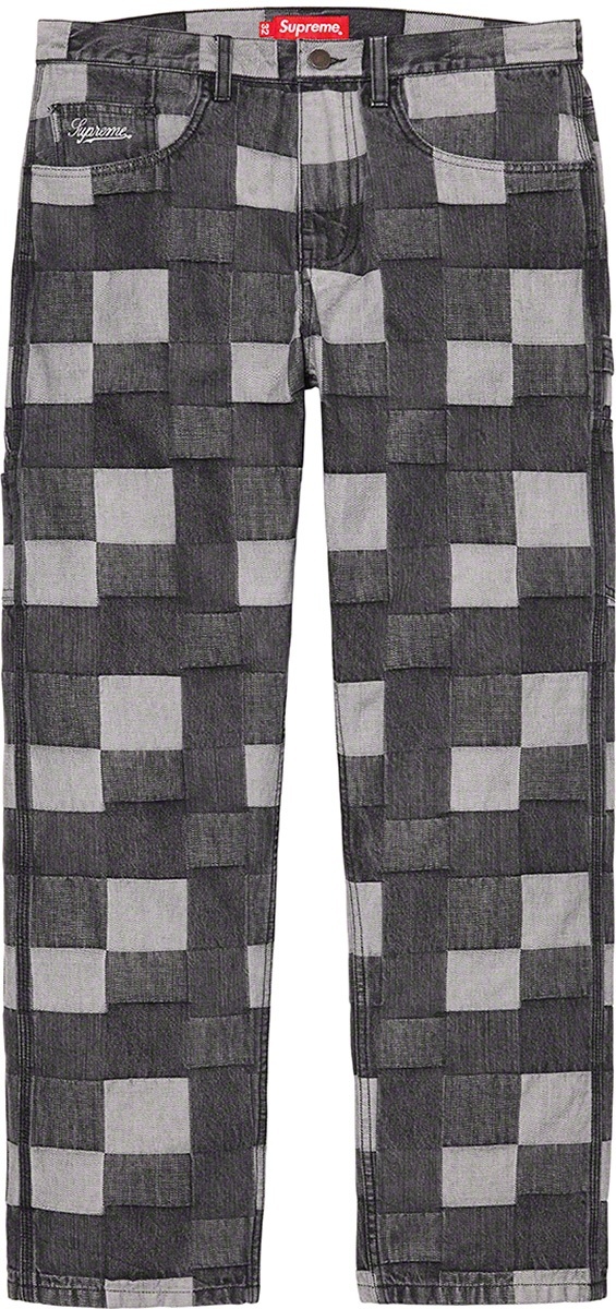 Patched Denim Painter Pant view 8